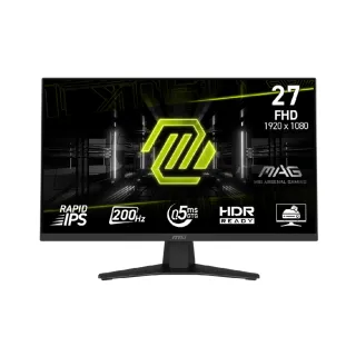 【MSI 微星】MAG 274F 27型 Rapid IPS FHD 200Hz 電競螢幕(Adaptive-Sync/0.5ms)
