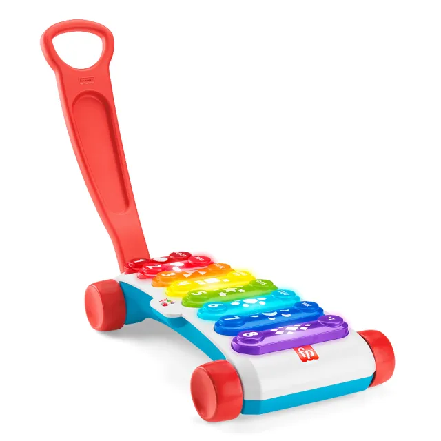 【Fisher price 費雪】經典益智啟蒙玩具超值三件組(匯樂感統玩具/聲光玩具/安撫玩具/寶寶玩具)