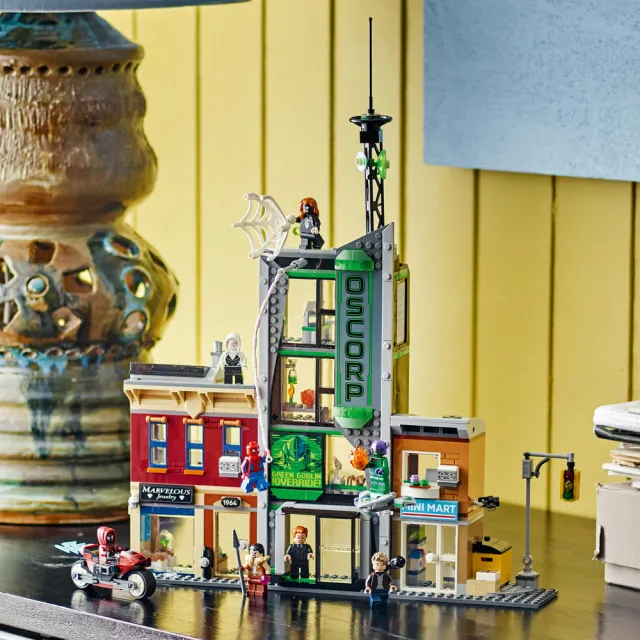 【LEGO 樂高】漫威超級英雄系列 76324 蜘蛛人大戰奧斯朋企業(Marvel 蜘蛛人 兒童玩具 積木)
