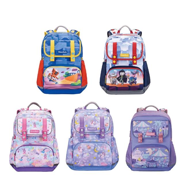 【MoonRock】極輕ASP系列 中高年級 成長型護脊書包-共4色(首創PCT輕鋁合金框架讓身形更貼合)