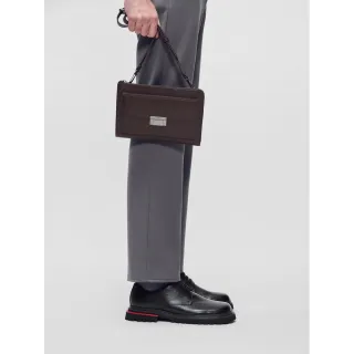 【PEDRO】Henry小型真皮手拿/斜背包-黑色(小CK集團品牌 官方直營 商務必備)