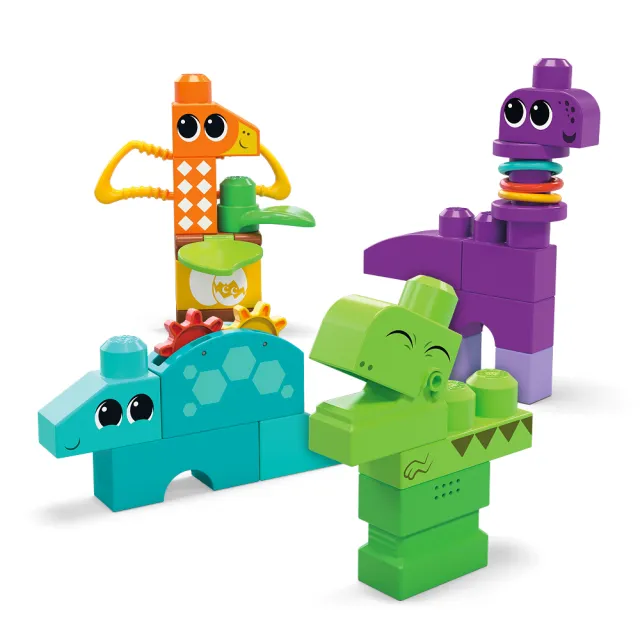 【Mega Bloks 美高積木】美高積木超值兩件組(兒童積木/大積木/學習積木/創意DIY拚搭/男孩玩具/女孩玩具)