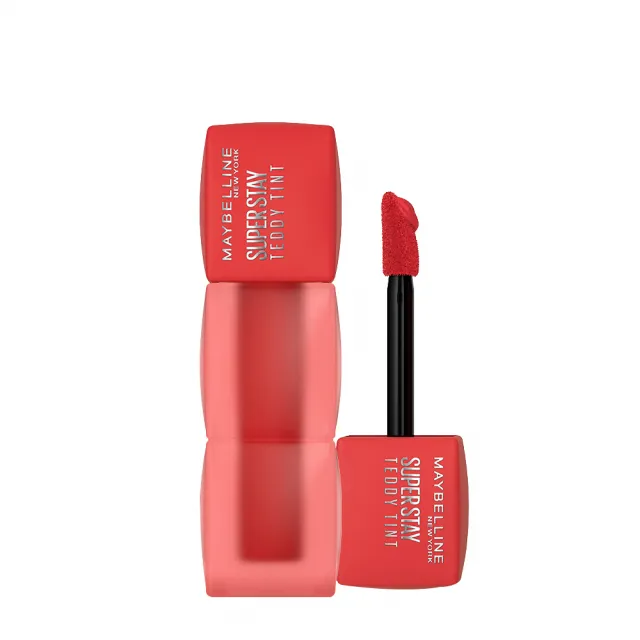 【MAYBELLINE 媚比琳】泰迪 半飽和絨霧液態唇泥(2入組)