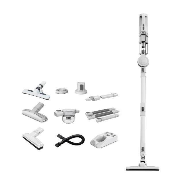 TiDdi 鈦迪 S360 無線直立式吸塵器 除蟎功能 白色系 0.3L 集塵桶 可洗淨集塵筒 2kg 輕量設計 1年保固 BSMI認證