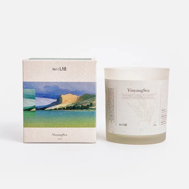 【hoi!LAB】台灣海香氛-天然蠟燭200g(多款味道可選)