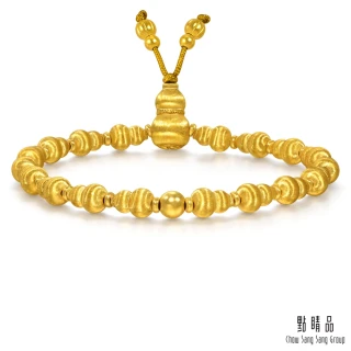 【點睛品】絲綢葫蘆 黃金手鍊_計價黃金(07)