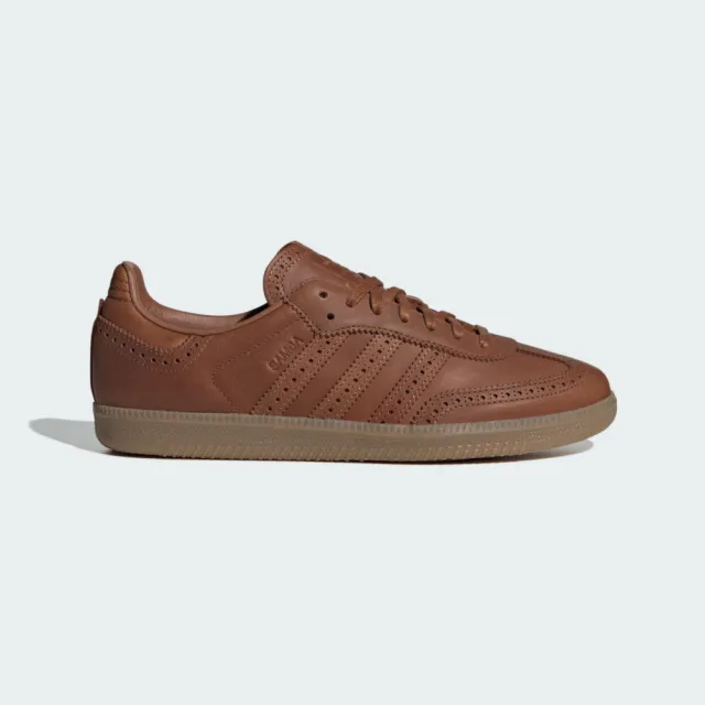 【adidas 愛迪達】Samba Og 男 運動休閒鞋 德訓鞋 皮革 復古 舒適 棕(JI3232)
