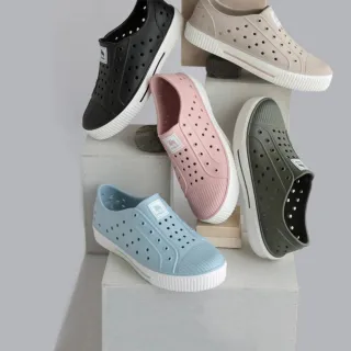 【moz】瑞典 駝鹿 男女 防水 厚底 洞洞鞋 拖鞋 雨鞋 水鞋 多款任選 附鞋扣(全球首創 雙色洞洞餅乾水鞋)