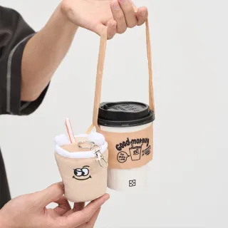 【plain-me】加購-大冰奶玩偶飲料提把 JNP3929-251(奶茶 配件 掛繩 飲料袋 飲料杯袋 袋子 飲料提袋)