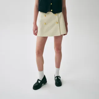 【MARDI MERCREDI】經典迷你裙 象牙白 CLASSIC MINI SKIRT