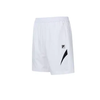 【FILA官方直營】男抗UV平織短褲-白色(1SHZ-5004-WT_253)