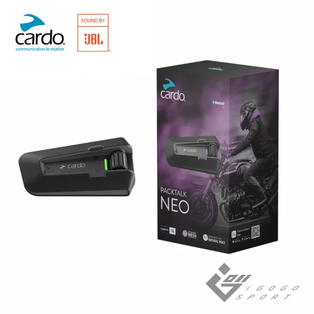 【Cardo】PACKTALK NEO 安全帽通訊藍牙耳機(單入組 官方直營)