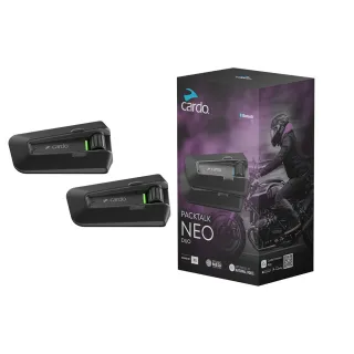 【Cardo】PACKTALK NEO 安全帽通訊藍牙耳機(雙入組 官方直營)