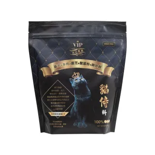 【Catpool 貓侍】天然無穀貓糧1.5KG-雞肉+羊肉+靈芝+鱉蛋粉+離胺酸x6包組(黑貓侍)