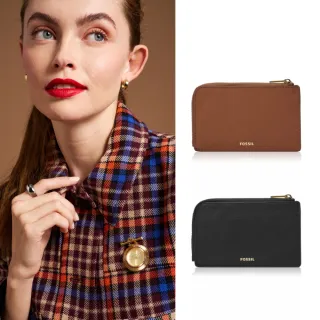 【FOSSIL 官方旗艦館】Jori 真皮卡片零錢包 雙12限定(多色可選)