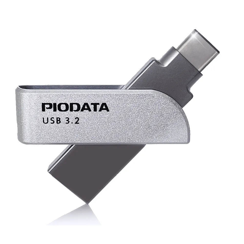 【PIODATA】iXflash USB3.2 Gen1 Type A&C 金屬版跨平台雙向隨身碟 64GB(備份碟、加密碟)