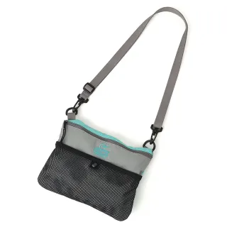 【CHUMS】CHUMS 休閒 Spring Dale Sacoche隨身肩背包 灰/松綠 男 女(CH603752G089)