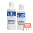 【SAUGELLA 賽吉兒】菁萃潔浴凝露_日用型500ml+750ml 組合(平行輸入)
