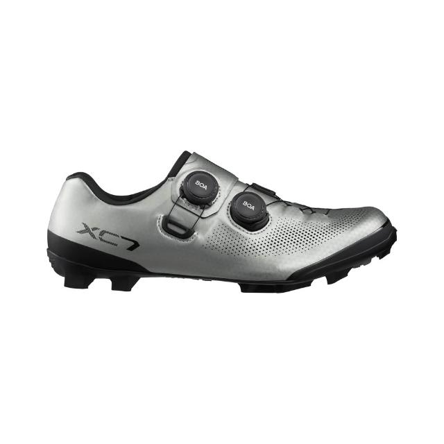 【SHIMANO】XC703 登山車鞋 動力鞋楦 寬版 銀色