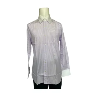 【BARONECE 百諾禮士】紳士質感純棉長袖襯衫_紫條(513456)