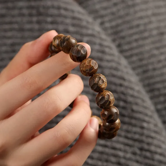 【LEESA】鶯歌綠奇楠\沉香手串\佛珠手串\串珠手鍊\木質手鍊\單圈手串\綠奇楠手珠\手鍊\手 