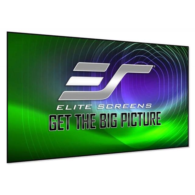 ELITE SCREENS 億立銀幕 AR120H-SB16 提供100吋以上大尺寸電動投影銀幕，適閤家用影院與專業場合。Elite Screens 品牌品質保證，具備高畫質成像與易安裝設計，享2年完整保固，完美提升您的觀影體驗。