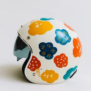 【hahababy】大人安全帽-彩色心花開(MIT台灣製作/經典花色)