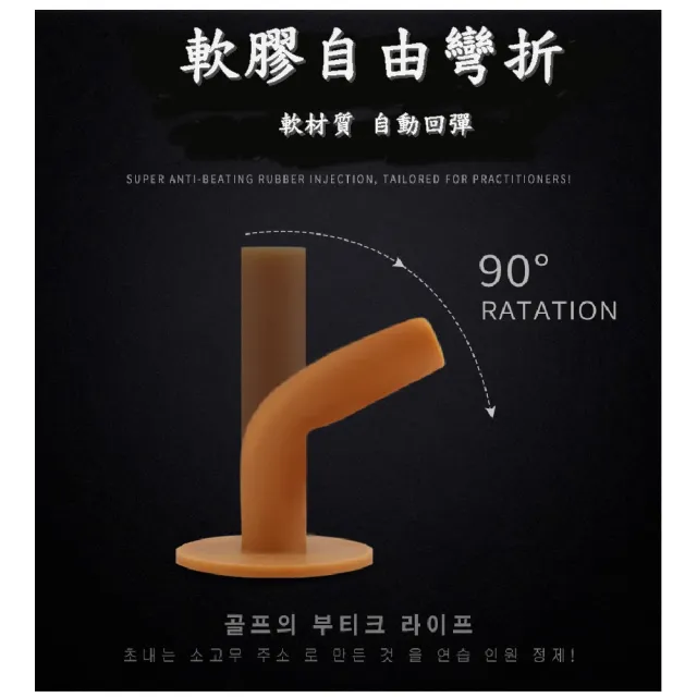 【Caiyi 凱溢】PGM 高爾夫球TEE 牛筋TEE 5入(高爾夫球TEE 高爾夫打擊墊球托)