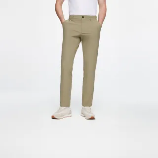 【G2000】男款 針織面料彈性涼感休閒斜袋長褲-卡其色(3616204514) 38女王節首選