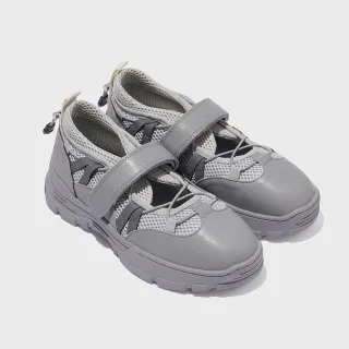 【ROCKFISH】BRYN VELCRO SNEAKERS 網眼運動鞋 皮革 網布 輕盈 透氣 緩震 灰色 女鞋