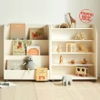 【iloom 怡倫家居】EDDI KIDS 書櫃收納櫃組 書櫃+玩具收納櫃 momo獨家販售(收納櫃  玩具櫃 櫃子 書櫃 書架)