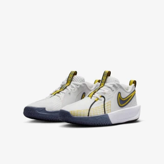 【NIKE 耐吉】籃球鞋 G.T. Cut 3 SE GS 大童 女鞋 白 黃 藍 氣墊 緩震 運動鞋(HJ3903-101)