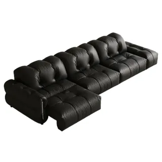 【完美主義】PUNPUN雙人電動沙發261公分(全牛皮 可調頭枕 雙人沙發)