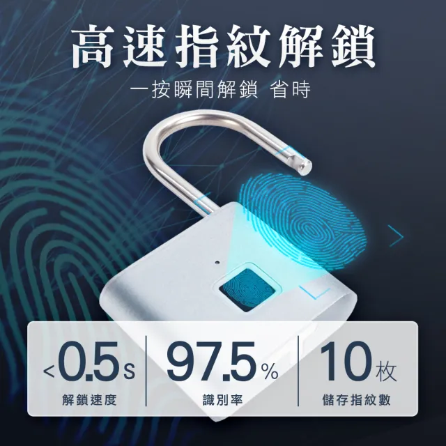 電子鎖 抽屜鎖 銀/黑色 感應鎖 指紋鎖頭 號碼鎖 置物櫃鎖 行李箱鎖 208-FL10(安全鎖 智慧鎖)