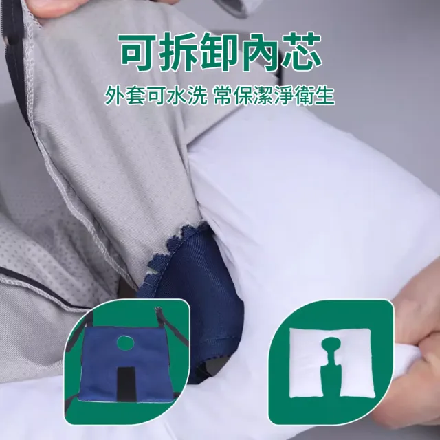 納美生醫科技 防下滑防褥瘡輪椅專用坐墊(輪椅坐墊 褥瘡墊 輪椅防滑固定帶)