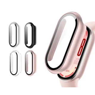 【kingkong】小米手環10 全包鋼化玻璃保護貼+PC防摔錶殼(螢幕保護殼)