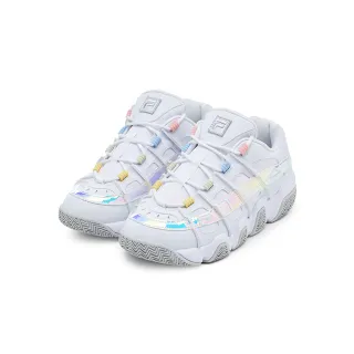 【FILA官方直營】BARRICADE XT97 HOLOGRAM 中性籃球鞋-白(4-B509Z-007_253)