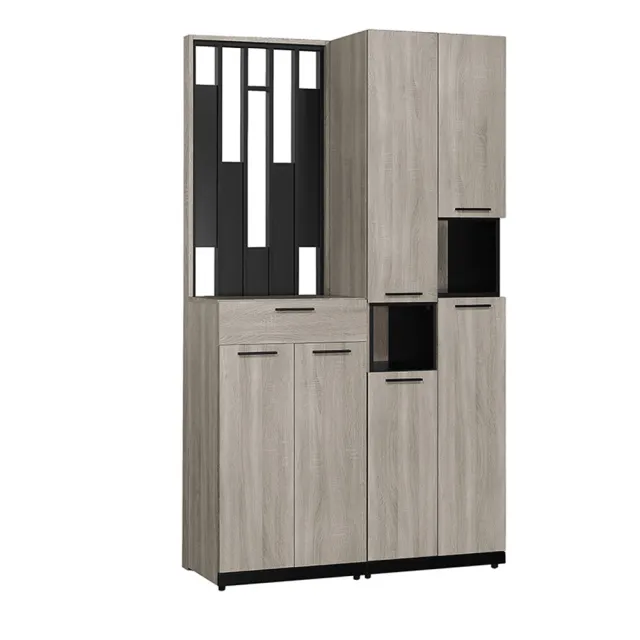 【obis】威尼斯4*6.5尺玄關組合鞋櫃（全組）