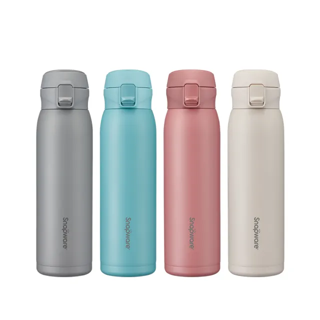 【CorelleBrands 康寧餐具】2入組 316不鏽鋼彈跳保冰保溫杯680ml(四色任選)
