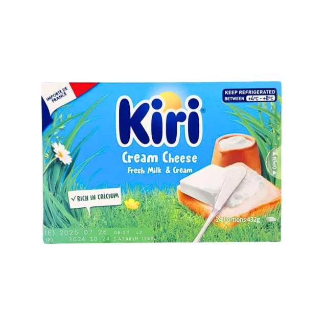 『京原起司』Kiri鮮奶油乳酪_24入_432g(效期2026/12/19)