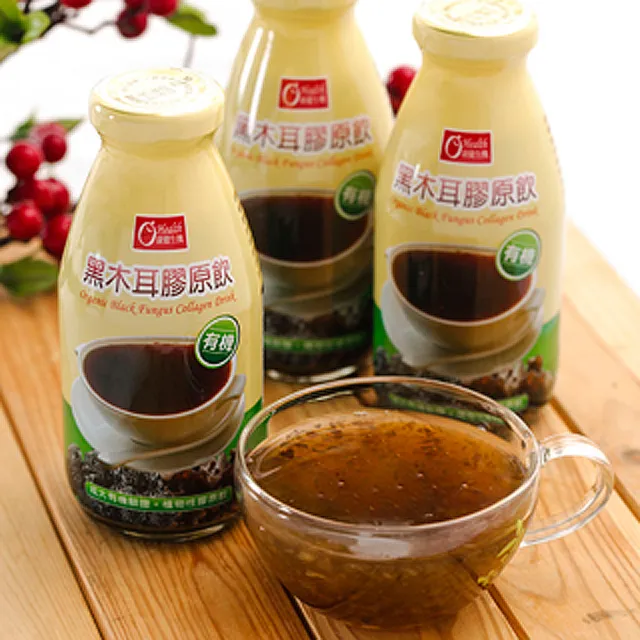 【康健生機-週期購】(定期配)有機黑棗黑木耳飲290ml*24入-週期購