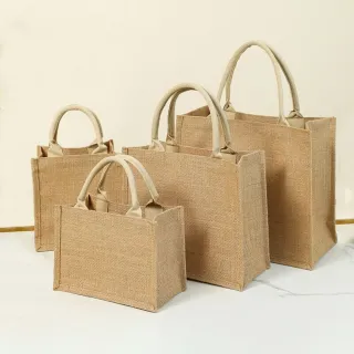 【D.studio】文青棉麻手提袋(麻布手提袋 麻布袋 小背包 包包 收納袋 袋子 手拿包 N191)