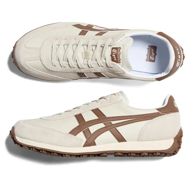 Onitsuka Tiger】鬼塚虎米底棕虎爪紋皮革EDR 78 休閒鞋(1183B411-201