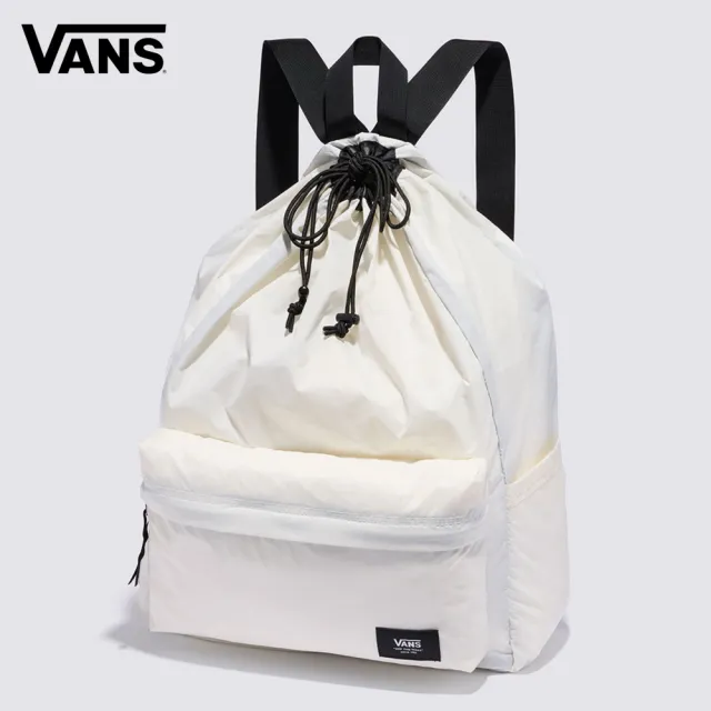 【VANS】官方旗艦 Old Skool Cinch 米白色後背包