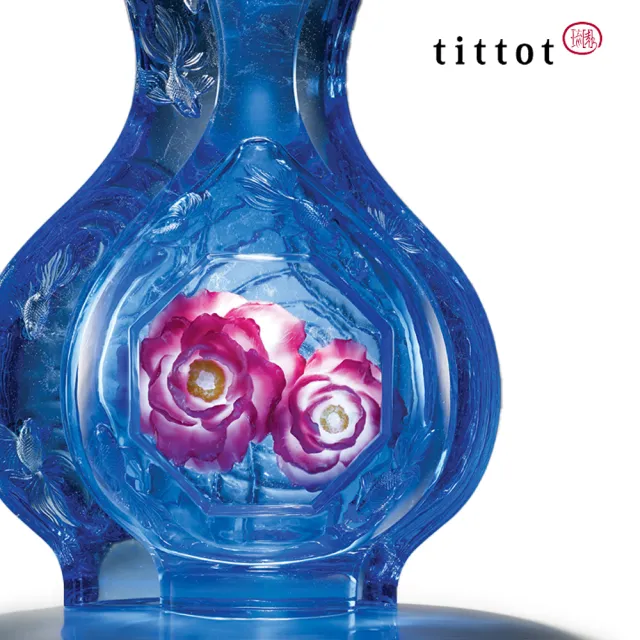 【tittot 琉園】富貴太平 擺飾(送禮/琉璃/禮物/玻璃/水晶/藝術品/擺飾/禮贈/企業/)