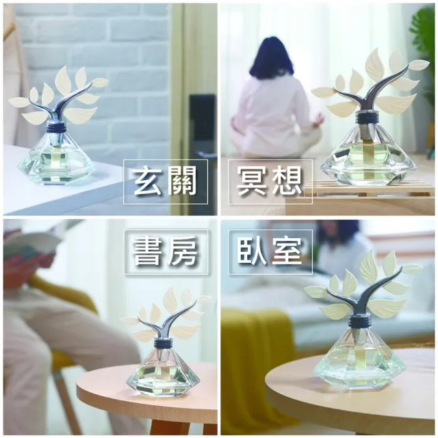 【Gdesign】Aroma-葉紙 森林擴香組(附 大地精油100ml、擴香葉紙5片 薰香 精油瓶 原廠公司貨、)