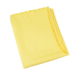 【HOME+】桌巾 米黃色 長桌布 四方桌巾 市集桌巾 長方形桌巾 花邊桌巾 B-FT18060FCY(展覽用桌巾 活動布置)