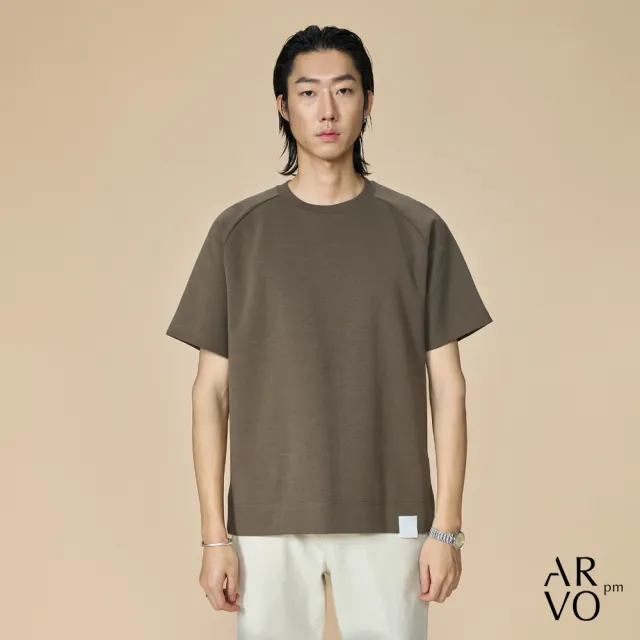 【ARVOpm】男女同款 基本款標準版軍綠T恤00212505103(雙11限定)