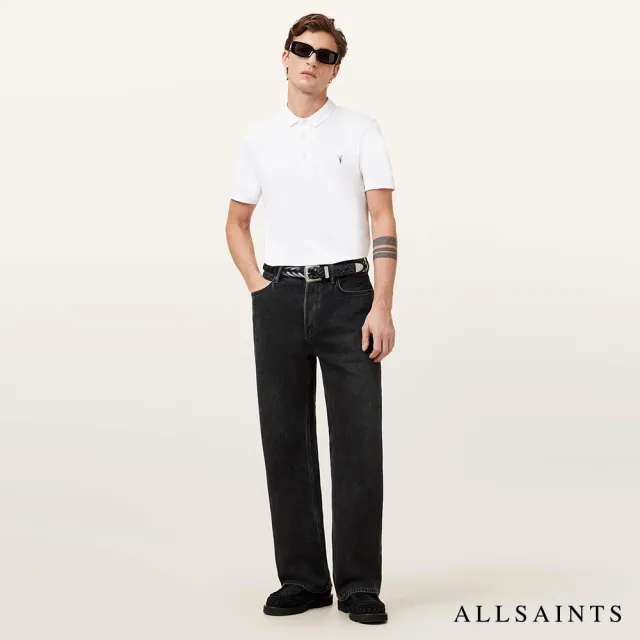 【ALLSAINTS】REFORM公羊頭骨純棉短袖POLO衫 -多色任選(修身版型)