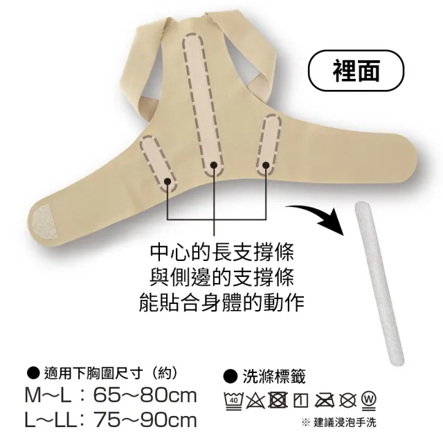【ALPHAX】日本製原裝 矯姿肩背支撐護腰帶(防駝背 護腰帶 收腹帶 駝背矯正帶 無痕矯姿帶)